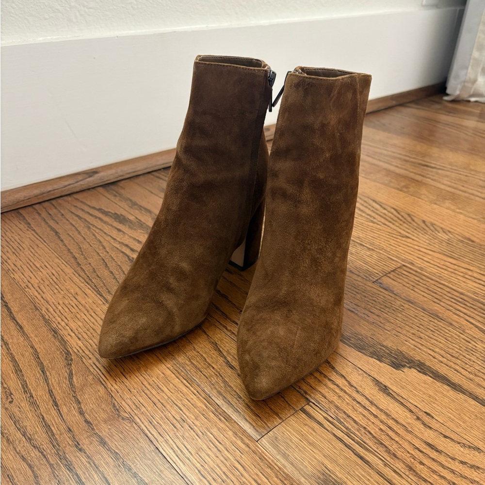 Sam Edelman Suede Heeled Ankle Boots